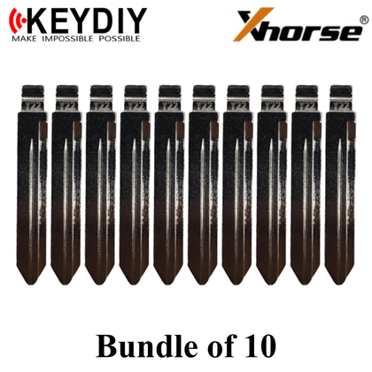 10 X KEYDIY - TOY47 - Flip Key Blade - #Y-22 - For Xhorse / Keydiy Universal Remote Flip Keys (Bundle of 10)