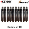 10 X KEYDIY - TOY47 - Flip Key Blade - #Y-22 - For Xhorse / Keydiy Universal Remote Flip Keys (Bundle of 10)