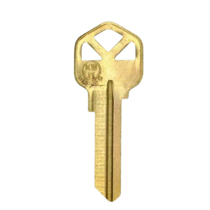 KW11 / Kwikset Key Blank / 6 Pin / Brass (JMA KWI-5DE)