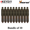 10 X KEYDIY - HY14 - Flip Key Blade - #15 - For Xhorse / Keydiy Universal Remote Flip Keys (Bundle of 10)