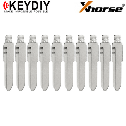 10 X KEYDIY - MZ34 - Flip Key Blade - #27 - For Xhorse / Keydiy Universal Remote Flip Keys (BUNDLE OF 10)