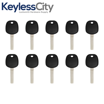 10 X 1997-2005 Lexus - TOY48 Transponder Key - Short Blade - (4C Chip) (AFTERMARKET) (BUNDLE OF 10)