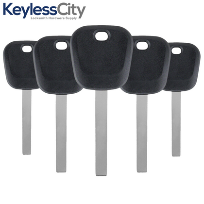 5 X 2008-2020 GM - B120 / B121 Transponder Key (46 Circle + Chip) (AFTERMARKET) (BUNDLE OF 5)