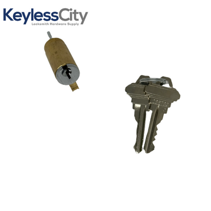 Schlage Premium Key-In-Knob (KIK) Cylinder – 26D – Satin Chrome