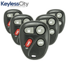 5 X 1996-2005 GM / 4-Button Keyless Entry Remote / KOBUT1BT / (AFTERMARKET) (BUNDLE OF 10)