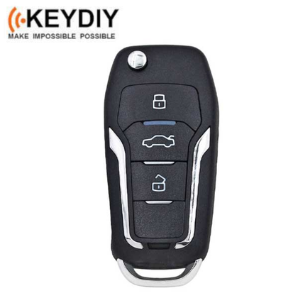 KEYDIY - 3-Button Universal Flip Key - Ford Style (KD-NB12-3)