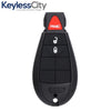 2008-2017 Chrysler Dodge Jeep VW / 3-Button Fobik Key/ M3N5WY783X / 433 MHz (AFTERMARKET)