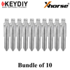 10 X KEYDIY - MIT3 - Flip Key Blade - #07 - For Xhorse / Keydiy Universal Remote Flip Keys (Bundle of 10)