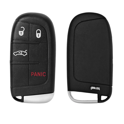 2 X 2015-2023 Dodge Chrysler / 4-Button Smart Key / PN: 68394196AA / M3M-40821302 M3N-40821302 (AFTERMARKET) (BUNDLE OF 2)