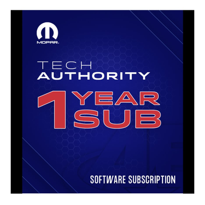 Mopar - Chrysler Tech Authority - OEM Dealer Software Subscription - 1 Year - ( machine sold separately )