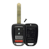 2013-2017 Honda CR-V Crosstour / 3-Button Remote Head Key SHELL / HO-03-PT / MLBHLIK6-1T (AFTERMARKET)