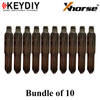 10 X KEYDIY - MIT8 - Flip Key Blade - #Y21 - For Xhorse / Keydiy Universal Remote Flip Keys (Bundle of 10)