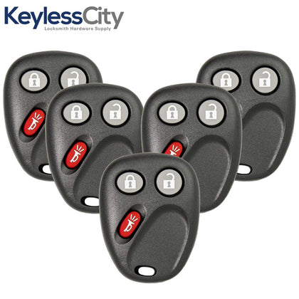 5 X 2003-2007 GM / 3-Button Keyless Entry Remote / PN: 21997127 / LHJ011 (AFTERMARKET) (BUNDLE OF 5)