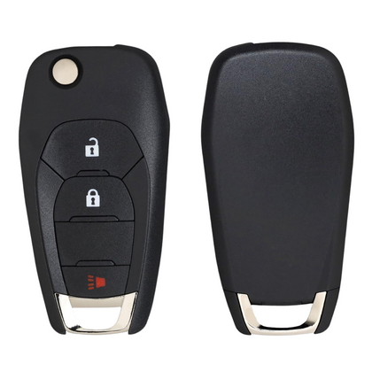 2016-2021 Chevrolet Cruze XL8 / 3-Button Remote Flip Key / PN: 13514134 / LXP-T004 (AFTERMARKET)