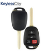 2015-2018 Toyota RAV4 / 4-Button Remote Head Key / PN: 89070-0R221 / HYQ12BDP (H Chip) (Canada) (AFTERMARKET)