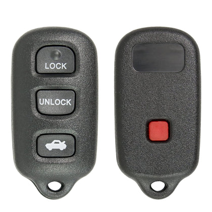 1998-2008 Toyota / 4-Button Keyless Entry Remote / GQ43VT14T / 89742-AA030 (AFTERMARKET)