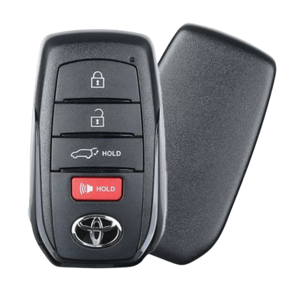 2022-2025 Toyota Corolla Cross 4 Buttons Smart Key / 312.11/314.35MHz / 8990H-0A020 / HYQ14FBW (OEM Refurbished)