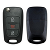 2012-2013 Kia Rio / 3-Button Flip Key SHELL KK10 HS / PN: 95430-1W020 TQ8-RKE-3F02 (AFTERMARKET)