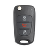 2010-2012 Kia Soul / 3-Button Flip Key / PN: 95430-2K250 / NY0SEKSAM11ATX (AM11MY) (AFTERMARKET)