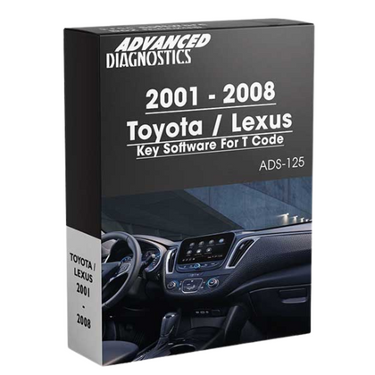 Advanced Diagnostics - ADS125 (ADS-125) - 2001-2008 - Toyota / Lexus Key Software For T Code - Category A