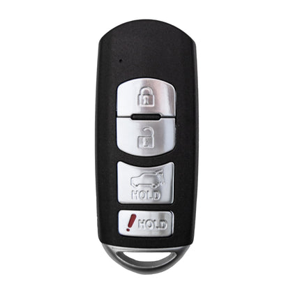 2016-2019 Mazda CX-5 CX-9 / 4-Button Smart Key / PN: TKY2-67-5DY / WAZSKE13D02 (AFTERMARKET)