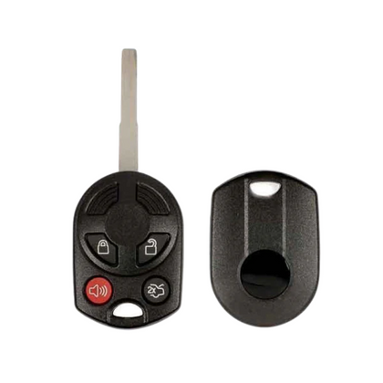 2011-2019 Ford / 4-Button HS Remote Head Key Shell / HU101 / OUCD6000022 (Aftermarket)