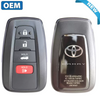 2018-2022 Toyota Camry / 4 Buttons Smart Key / 89904-06220 89904-06200 / HYQ14FLA HYQ14FBC (OEM)