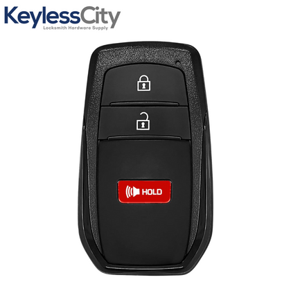 2022 Toyota Corolla Cross / 3-Button Smart Key / PN: 8990H-0A010 / HYQ14FBW (original board) (AFTERMARKET)