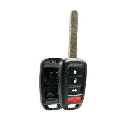 2013-2017 Honda Accord Civic / 4-Button Remote Head Key SHELL / HO01-SVC / MLBHLIK6-1T (AFTERMARKET)