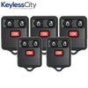 5 X 1998-2016 Ford / Lincoln / Mercury / Mazda / 3-Button Keyless Entry Remote / CWTWB1U331 / (AFTERMARKET) (BUNDLE OF 5)