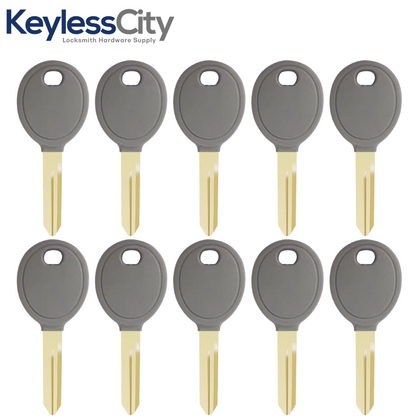 10 X 2004-2019 Chrysler / Dodge / Jeep Transponder Key / Y164 (Chip 46) (AFTERMARKET) (BUNDLE OF 10)