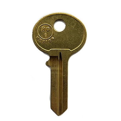 HL2,B01 Hudson 5 PIN Key blank  - Brass (JMA HUD-3DE)