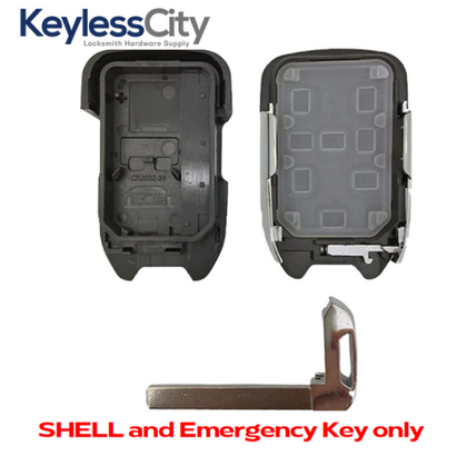 2015-2020 GM / 6-Button Smart Key SHELL / PN: 13584513 / HYQ1AA, HYQ1EA (AFTERMARKET)