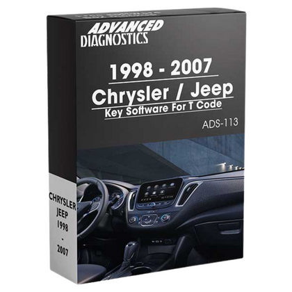 Advanced Diagnostics - ADS113 (ADS-113) - 1998-2007 - Chrysler / Jeep Key Software For T Code - Category A