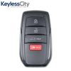 2023 Toyota Corolla / 4-Button Smart Key / PN: 8990H-12350 / HYQ14FBW (original board) (AFTERMARKET)