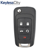 2010-2020 GM / 5-Button Flip Key / OHT01060512 (AFTERMARKET)