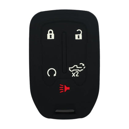 2019-2021 Chevrolet Silverado 5-Button Remote Keyless Entry Key Silicone Cover / HYQ1AA