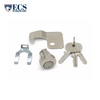 ECS HARDWARE - Durable Premium USPS Mailbox Lock Clockwise HL1 Keyway - Keyed Different - US14 Bright Nickel