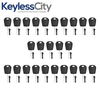 25 X 2013-2019 Ford Lincoln HU101 Side-Mill Transponder Key SHELL (No Chip) For 128-Bit (AFTERMARKET)(Bundle of 25)