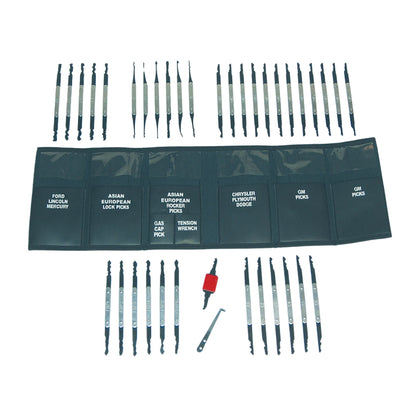 LTI Tools - LT-620 - Grand Master Lock Pick Set - 35 Pieces