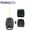 2002-2014 Honda / 3-Button Remote Head Key Shell / HO01 / OUCG8D-380H-A CWTWB1U545 CWTWBIU545