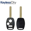 25 X 2002-2014 Honda / 3-Button Remote Head Key Shell with chip holder / HO01 / OUCG8D-380H-A CWTWB1U545 CWTWBIU545 (Bundle of 25)