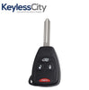 2004-2018 Chrysler Dodge Jeep / 4-Button Remote Head Key / OHT692427AA (AFTERMARKET)