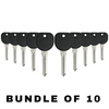 10 X GM Transponder Key / B111 / (Chip 46 Circle+) (AFTERMARKET) (BUNDLE OF 10)