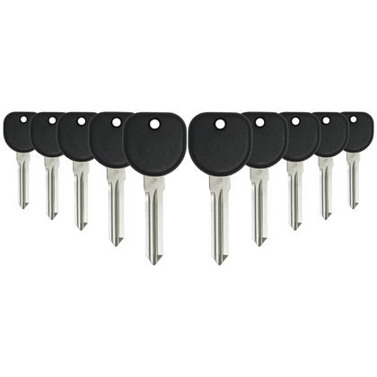 10 X GM Transponder Key / B111 / (Chip 46 Circle+) (AFTERMARKET) (BUNDLE OF 10)