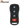 Xhorse - 2nd Generation Nissan Style / 4-Button Universal Keyless Entry Remote for VVDI Key Tool (Wired) / Replacement for XKNI00EN