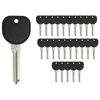 25 X GM Transponder Key / B111 / (Chip 46 Circle+) (AFTERMARKET) (BUNDLE OF 25)
