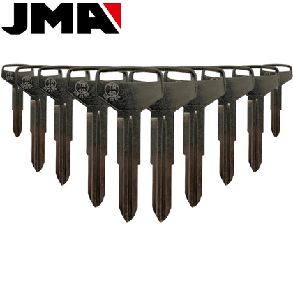10 X Toyota TR40/ X174 Metal Key Blank (JMA TOYO-20DE) (BUNDLE OF 10)