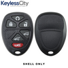 2007-2014 GM Keyless Entry Remote SHELL For OUC60270 - Black (AFTERMARKET)