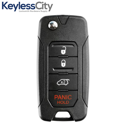 Chrysler/ Dodge/ Jeep  / 4-Button Flip Key / OHT692427AA / OHT (AFTERMARKET)